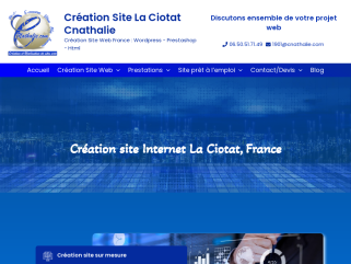 Création site, refonte et maintenance La Ciotat Cnathalie 