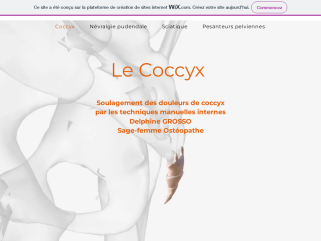 Soulagement des douleurs de coccyx par Delphine GROSSO, Sage-femme ostéopathe