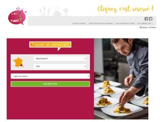 J'ai 1 table, réservations de tables en ligne dans les meilleurs restaurants.