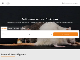 Petites annonces d'animaux pour adopter vendre ou donner un compagnon