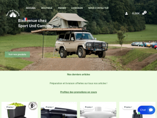 Boutique en ligne de vente d'articles de sport et hobbies