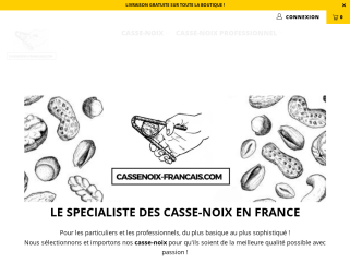 Casse Noix Français est un site spécialisé dans les casses noix fonctionnels et originaux.
Importateur organisé pour casse noix.