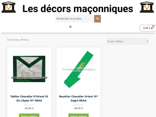 Fabricant de décors maçonniques