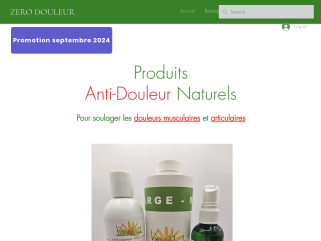 Zerodouleur.com est une boutique en ligne qui vend des produits naturels qui aide a calmer les douleurs musculaires et articulaires.